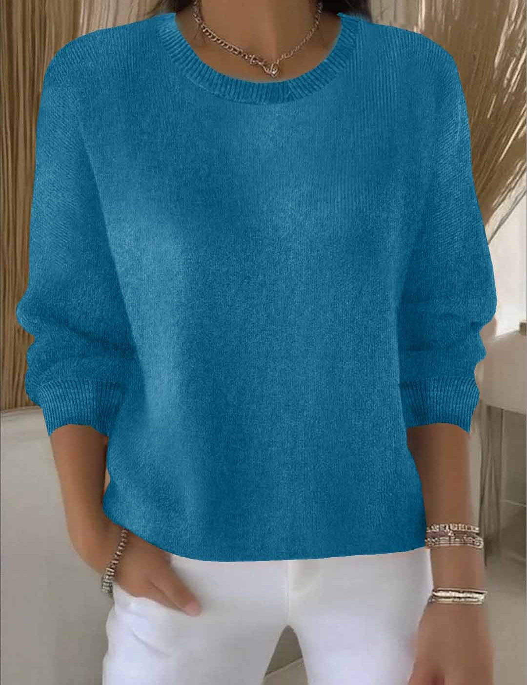 Maglione Donna Elegante - Comfort e Stile Versatile per Ogni Occasione, Maglioni Donna Trendy e Femminili 1