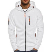 Maglione Uomo con Cappuccio e Zip Lavorato a Maglia Casual e Confortevole 0