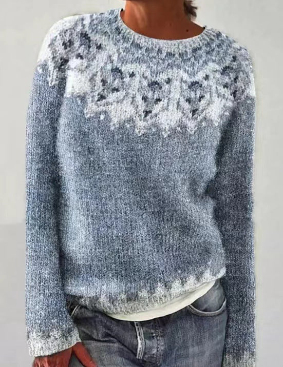 Maglione da Donna Vintage in Acrilico Morbido e Accogliente - Taglie S, M, L, XL, Stile Lavorato a Maglia, Colori Neutri 7