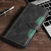 Magnetische Leder Wallet Case für iPhone mit Kartenlagerung 0