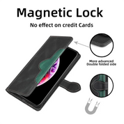 Magnetische Leder Wallet Case für iPhone mit Kartenlagerung 2