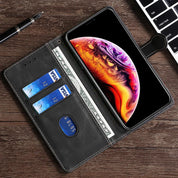 Magnetische Leder Wallet Case für iPhone mit Kartenlagerung 4