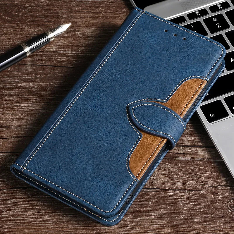 Magnetische Leder Wallet Case für iPhone mit Kartenlagerung 7