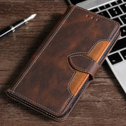Magnetische Leder Wallet Case für iPhone mit Kartenlagerung 8