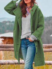 Mantel Damen | Warm & Kuschelig mit Kapuze 0