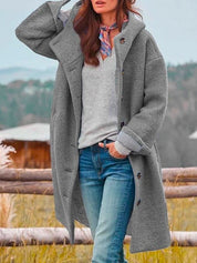 Mantel Damen | Warm & Kuschelig mit Kapuze 2