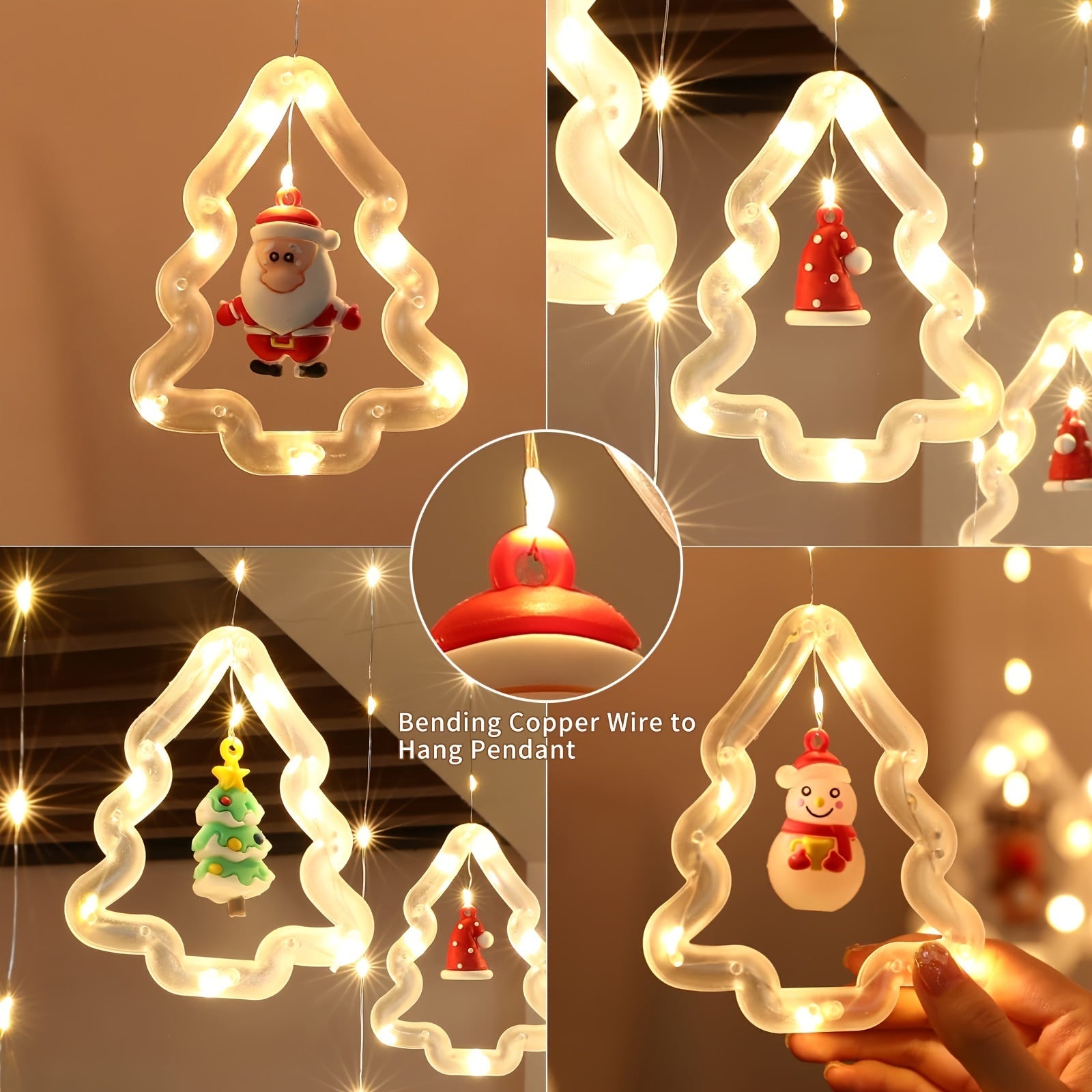 MerryCircle – Anello luminoso a LED con effetto colore rotante 7