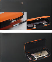 Mini cassaforte di sicurezza portatile – Scatola portaoggetti con serratura a password e cavo metallico per gioielli, carte, contanti e sicurezza del telefono in movimento 1