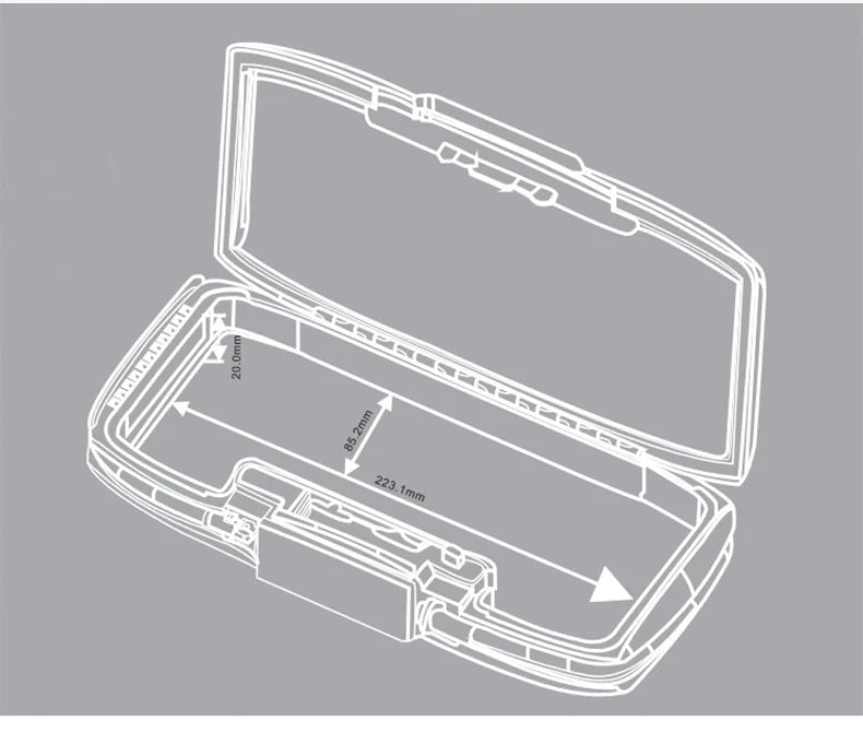 Mini cassaforte di sicurezza portatile – Scatola portaoggetti con serratura a password e cavo metallico per gioielli, carte, contanti e sicurezza del telefono in movimento 5