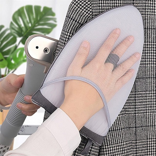 Mini guanti antiscottatura lavabili per asse da stiro - Guanti per stiratrice a vapore per accessori per stiratura a vapore per indumenti 0
