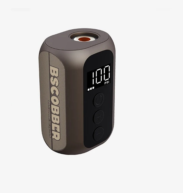 Mini pompa ad aria wireless – Gonfiatore portatile per pneumatici ad alta pressione da 100 PSI con batteria ricaricabile per biciclette, auto e viaggi 0