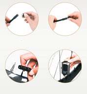Mini pompa ad aria wireless – Gonfiatore portatile per pneumatici ad alta pressione da 100 PSI con batteria ricaricabile per biciclette, auto e viaggi 6
