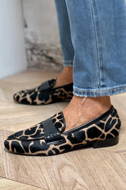 Mocassini Donna Eleganti con Stampa Animalier - Stile e Comfort per Ogni Occasione 0