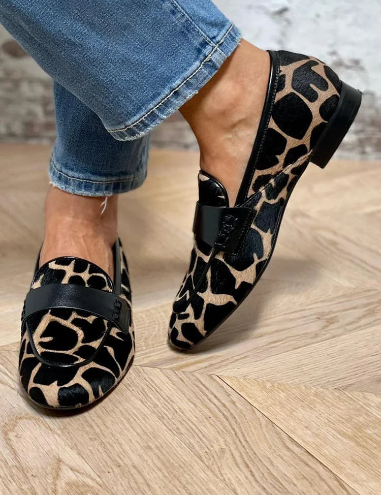 Mocassini Donna Eleganti con Stampa Animalier - Stile e Comfort per Ogni Occasione 2
