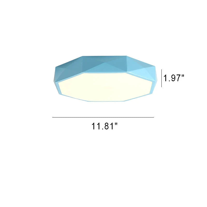 Moderne LED-Deckenleuchte im abstrakten skandinavischen Design 6