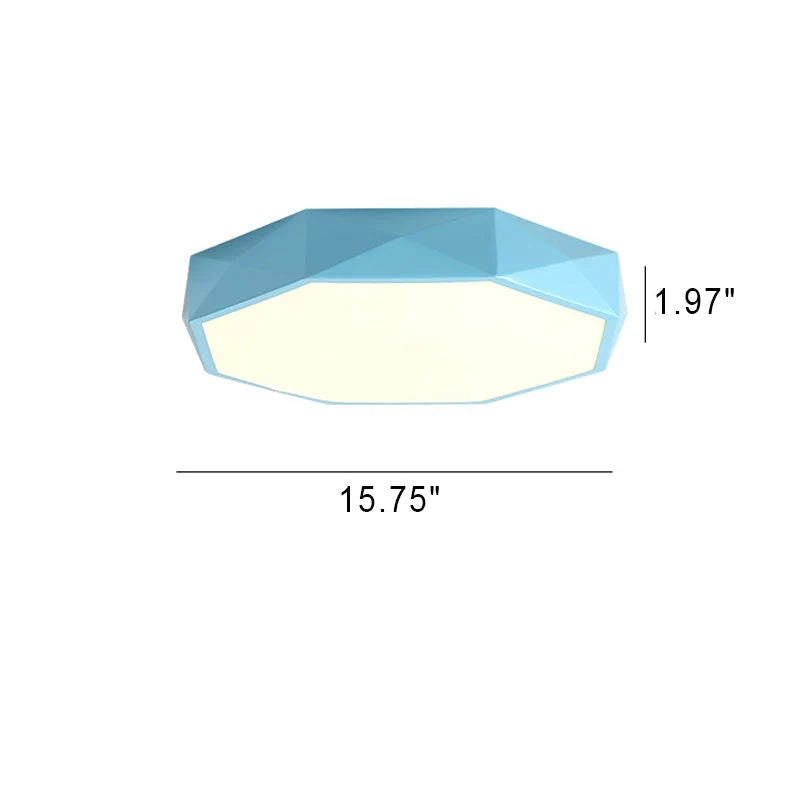 Moderne LED-Deckenleuchte im abstrakten skandinavischen Design 7