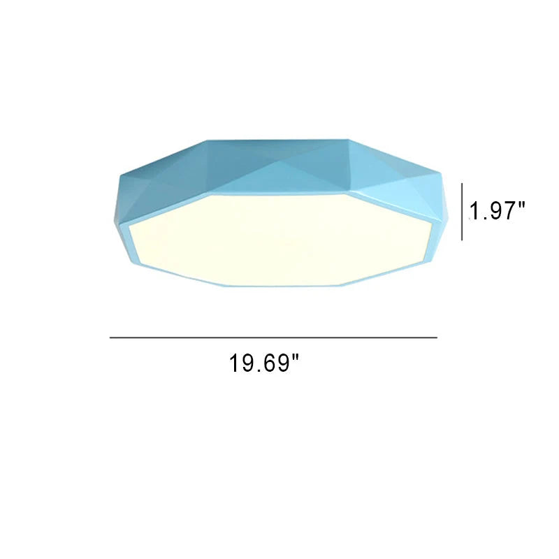 Moderne LED-Deckenleuchte im abstrakten skandinavischen Design 8
