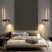 Moderne LED-Wandleuchte mit Leselicht 1