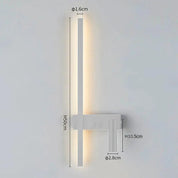 Moderne LED-Wandleuchte mit Leselicht 11