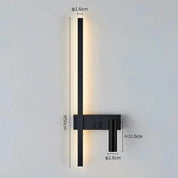 Moderne LED-Wandleuchte mit Leselicht 8