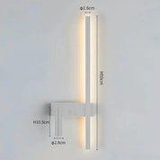 Moderne LED-Wandleuchte mit Leselicht 9