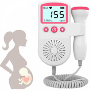 Monitor della frequenza cardiaca fetale Doppler per la casa Gravidanza Bambino Rilevatore di suoni della frequenza cardiaca fetale 1