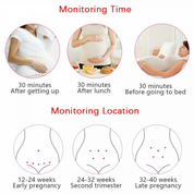 Monitor della frequenza cardiaca fetale Doppler per la casa Gravidanza Bambino Rilevatore di suoni della frequenza cardiaca fetale 6