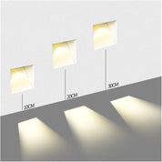 Nordic Rahmenloser Edelstahl Treppen LED Wand 1-Licht 6