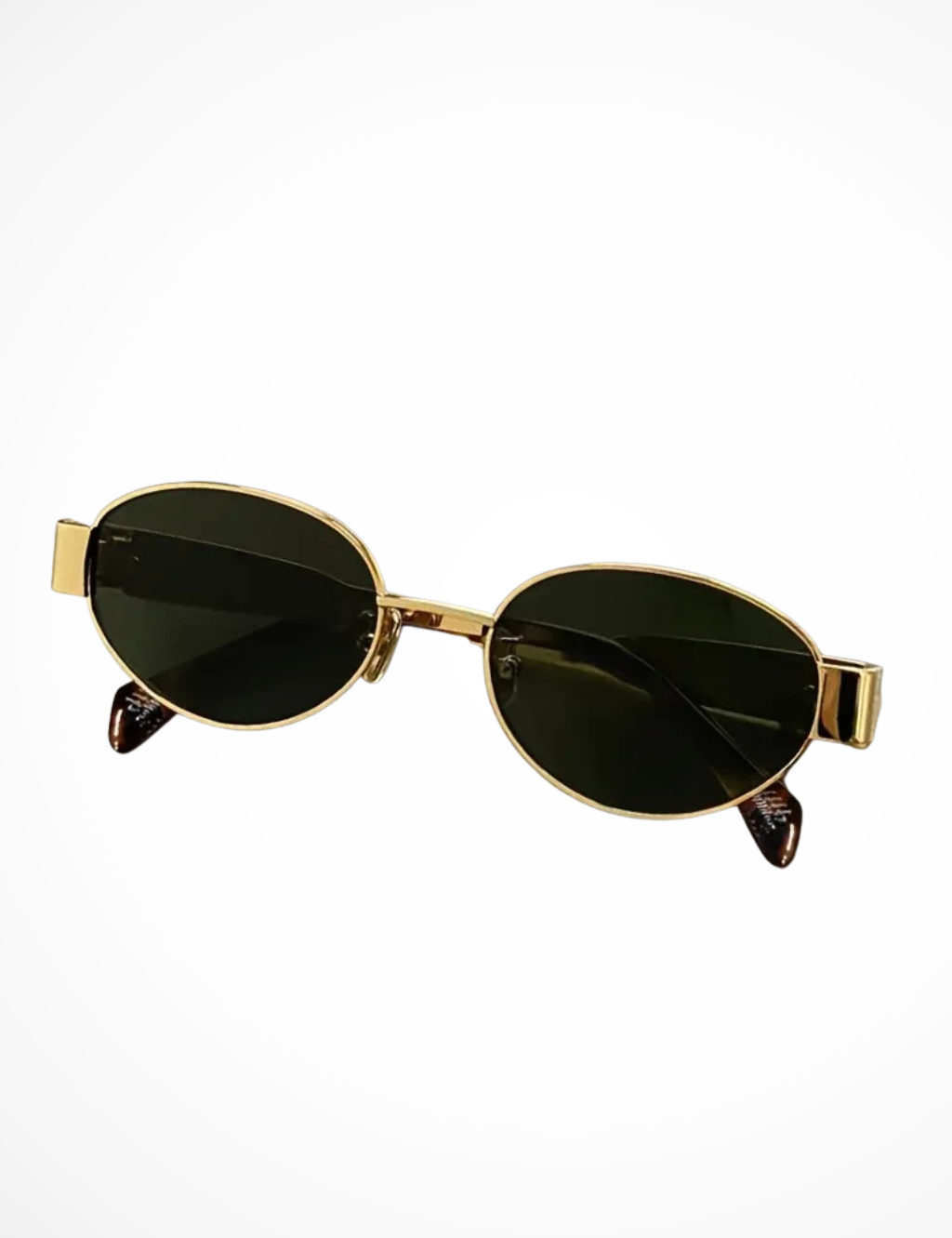 Occhiali Da Sole Donna Ovali In Metallo Con Lenti Scure - Stile Minimalista Elegante E Chic 3