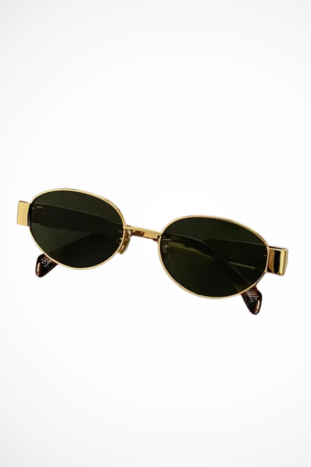 Occhiali Da Sole Donna Ovali In Metallo Con Lenti Scure - Stile Minimalista Elegante E Chic 3