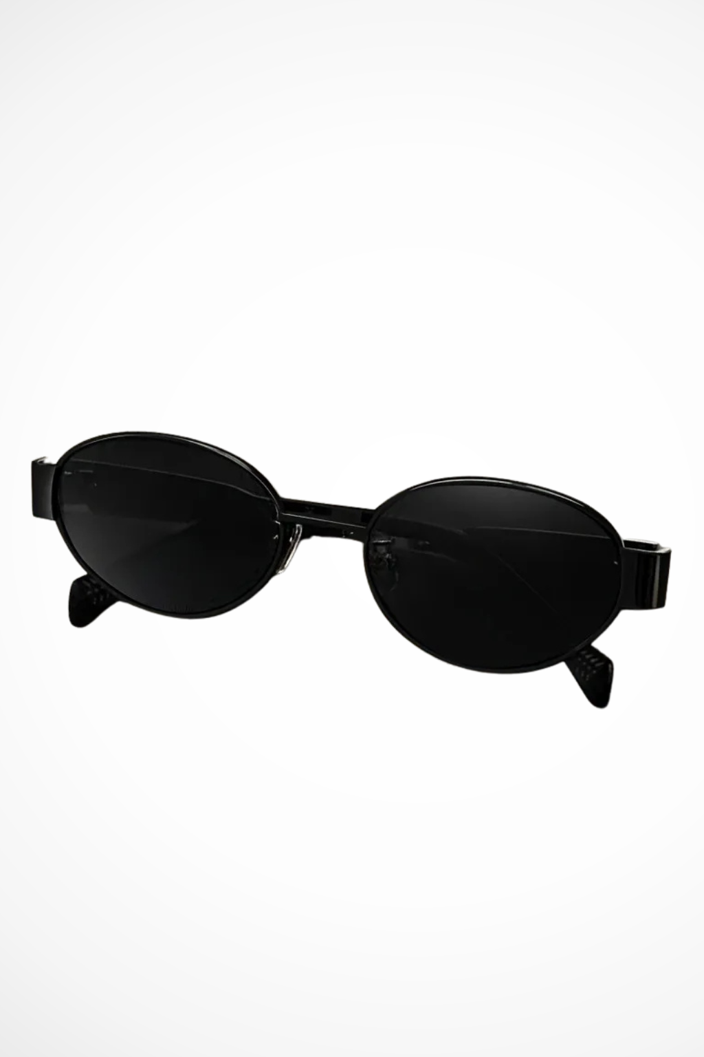 Occhiali Da Sole Donna Ovali In Metallo Con Lenti Scure - Stile Minimalista Elegante E Chic 4