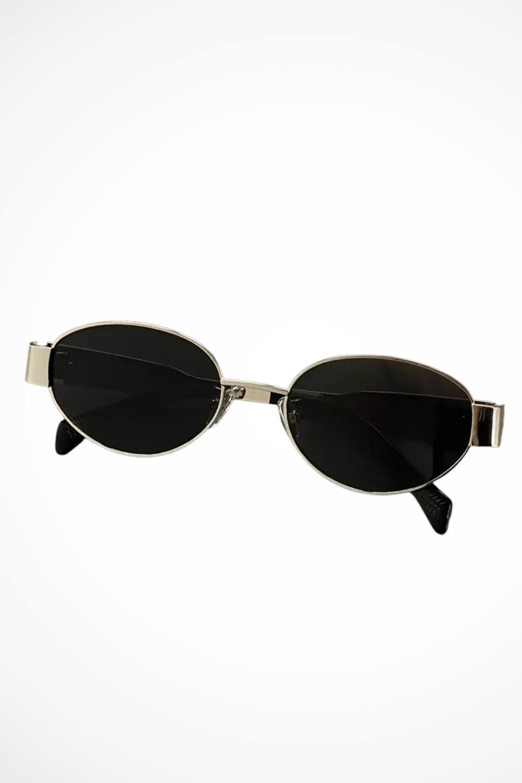 Occhiali Da Sole Donna Ovali In Metallo Con Lenti Scure - Stile Minimalista Elegante E Chic 7