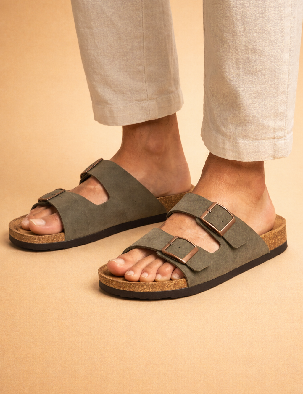 Olive_green_sandals_on_warm_sand.png