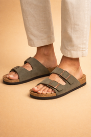 Davide | Sandalias Slide Comfort Ajustables para Hombre