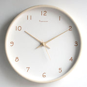 Orologio da parete analogico silenzioso in legno massello 0