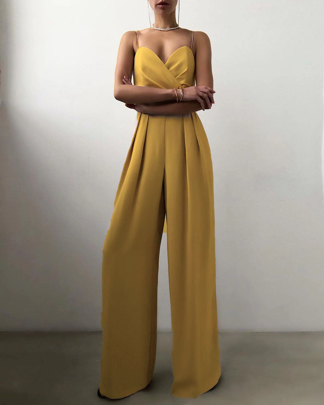 Overall Elegante Donna con Vita Alta e Silhouette Slanciata 10
