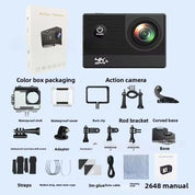 4K Ultra-HD Sportkamera – WLAN-fähig und wasserdicht für Vlogging und Outdoorsport