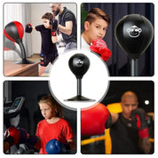 Palla da boxe da tavolo in pelle - Antistress da parete e trainer fitness per adulti e bambini, forte aspirazione per il massimo divertimento con i pugni 3