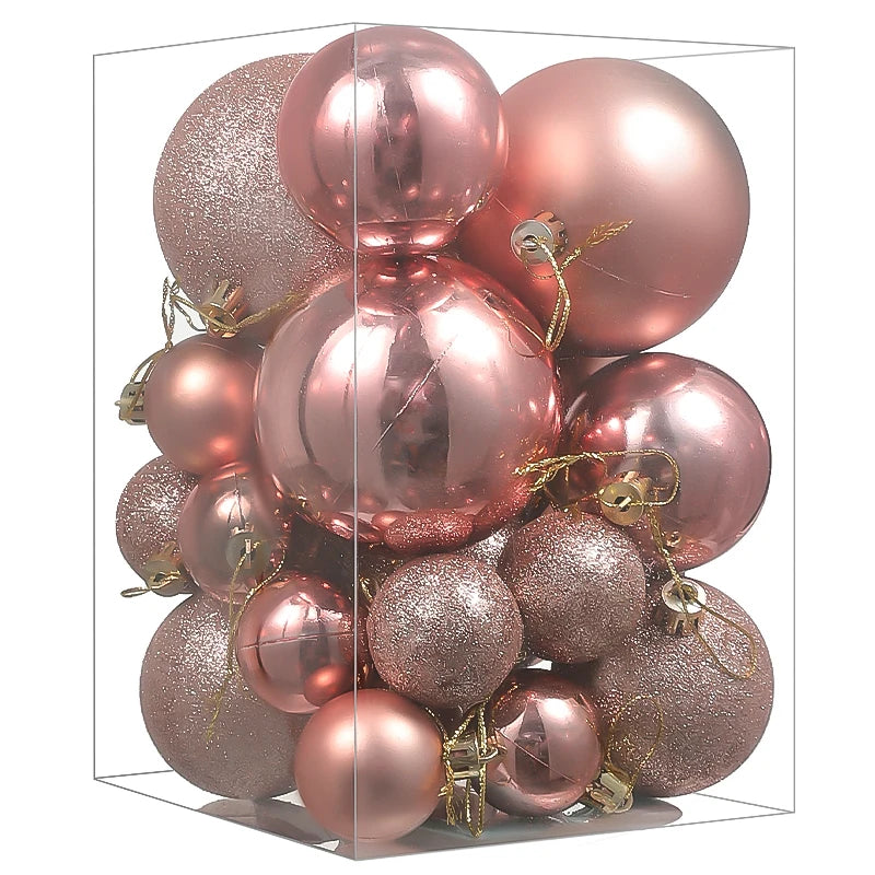 Palline decorative | Set di ornamenti da appendere all'albero per decorazioni natalizie 7