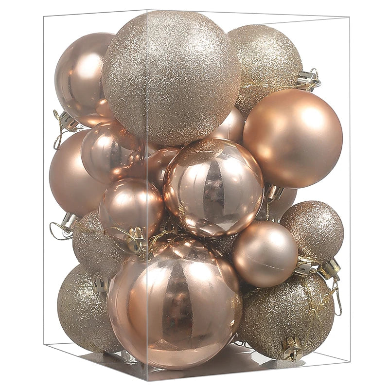 Palline decorative | Set di ornamenti da appendere all'albero per decorazioni natalizie 8
