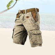 Pantaloncini Da Uomo Cargo Con Multitasche E Lunghezza Al Ginocchio - Pantaloni Corti Uomo Versatili Per Ogni Occasione 2
