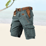 Pantaloncini Da Uomo Cargo Con Multitasche E Lunghezza Al Ginocchio - Pantaloni Corti Uomo Versatili Per Ogni Occasione 4