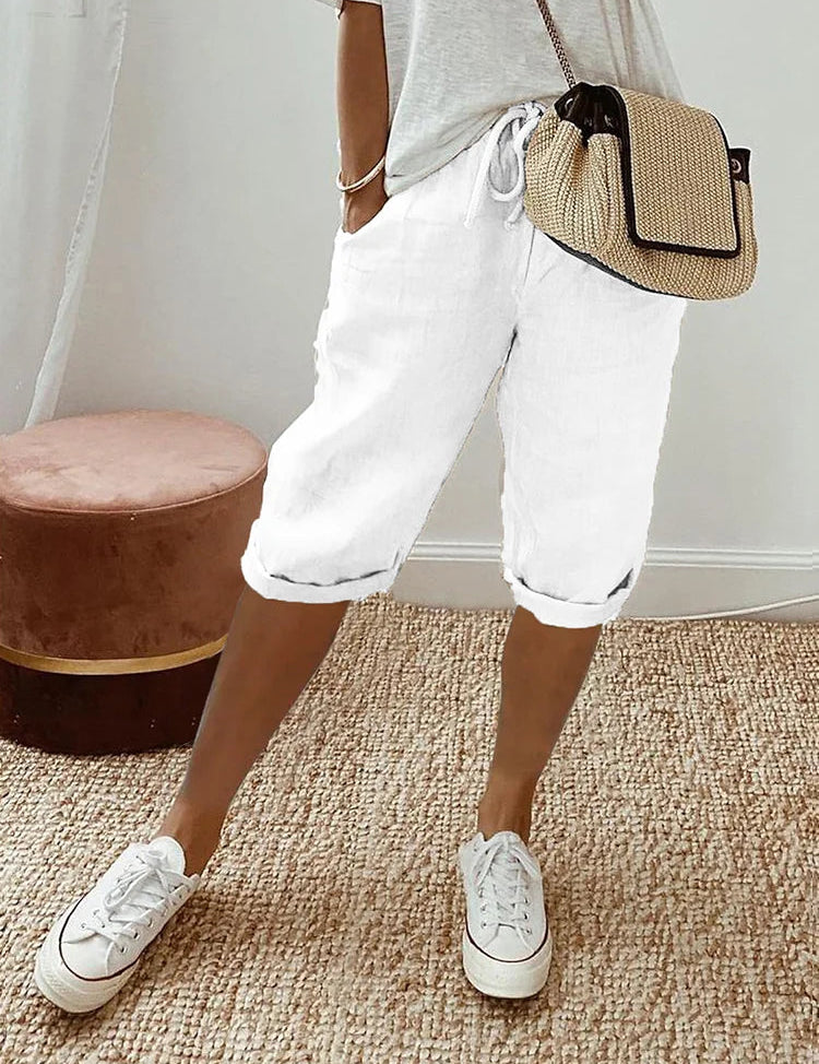 Pantaloncini Leggeri da Donna con Coulisse - Stile Casual per l'Estate 2