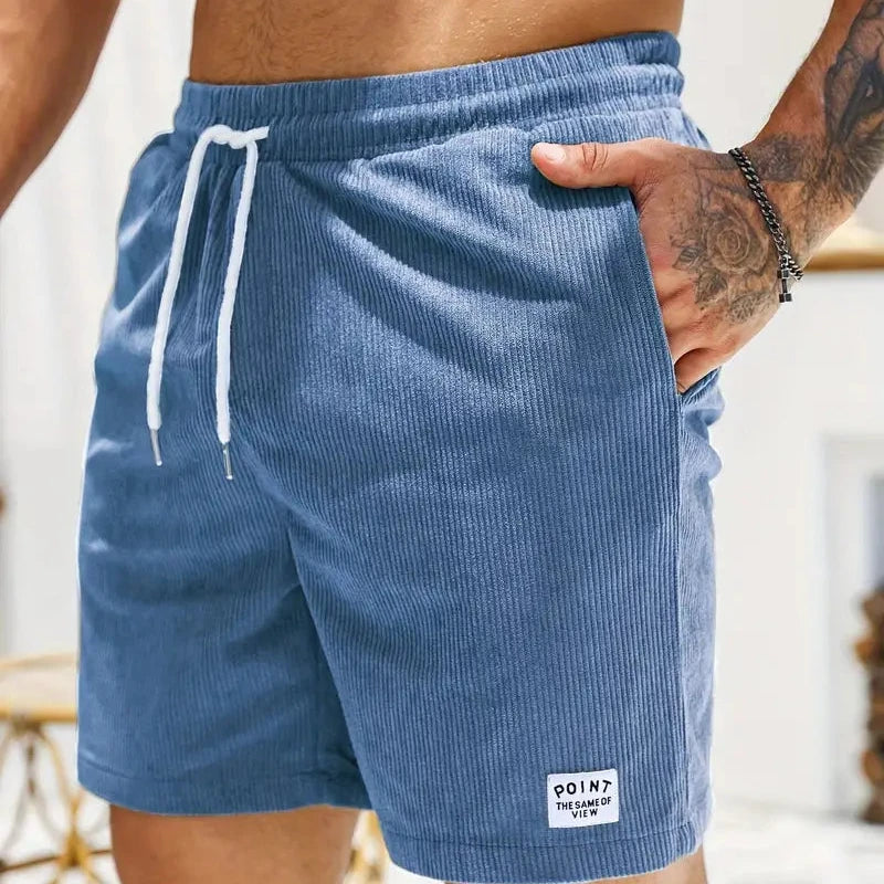 Pantaloncini da Uomo Casual con Coulisse - Comfort e Stile per l'Estate, Pantaloni Corti Uomo Ideali per Occasioni Informali 0