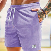 Pantaloncini da Uomo Casual con Coulisse - Comfort e Stile per l'Estate, Pantaloni Corti Uomo Ideali per Occasioni Informali 16