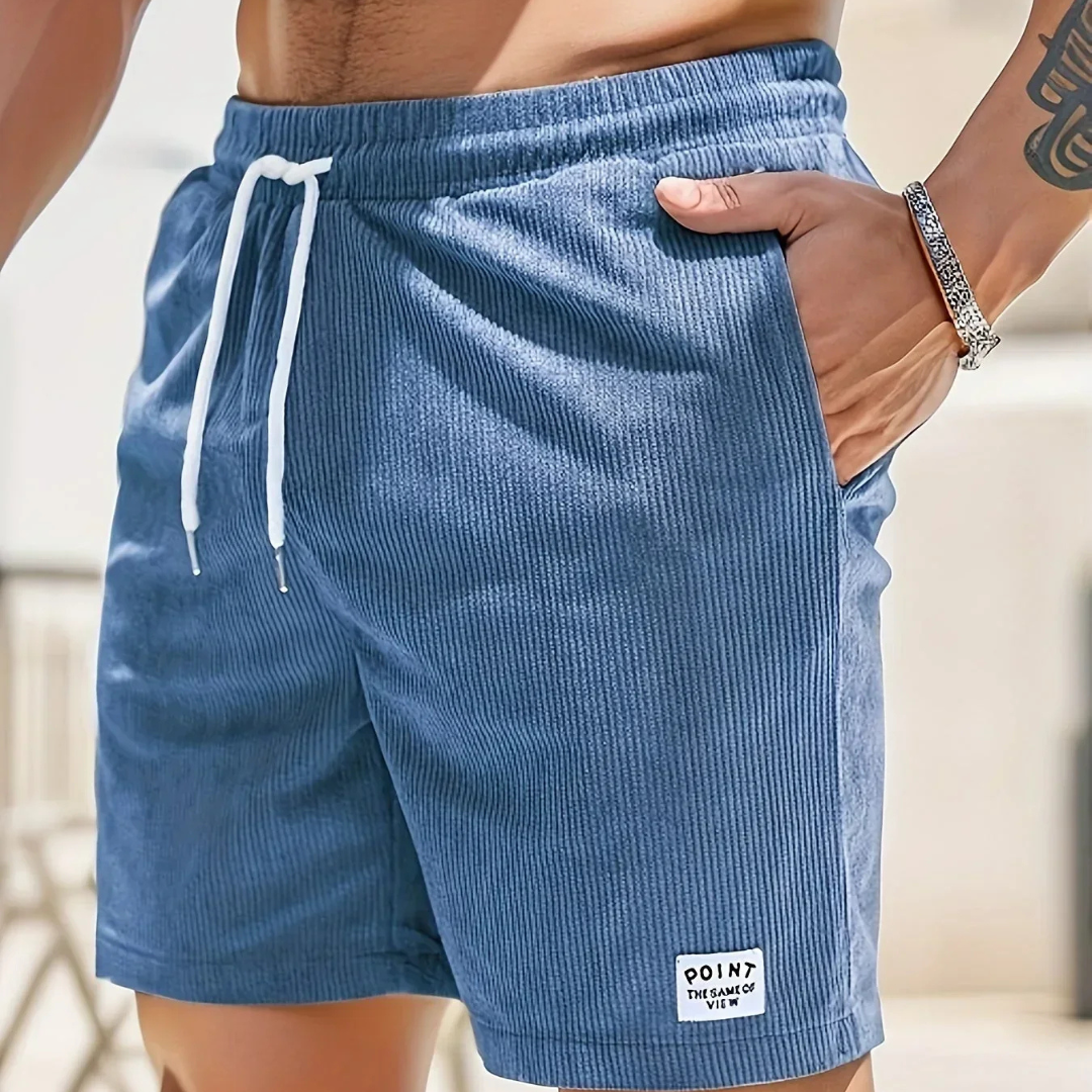 Pantaloncini da Uomo Casual con Coulisse - Comfort e Stile per l'Estate, Pantaloni Corti Uomo Ideali per Occasioni Informali 2