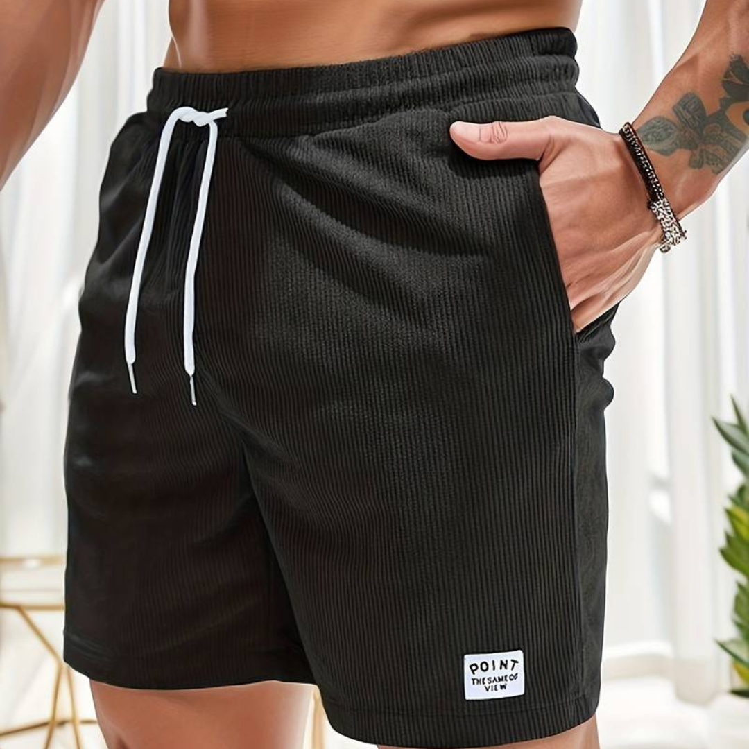 Pantaloncini da Uomo Casual con Coulisse - Comfort e Stile per l'Estate, Pantaloni Corti Uomo Ideali per Occasioni Informali 3