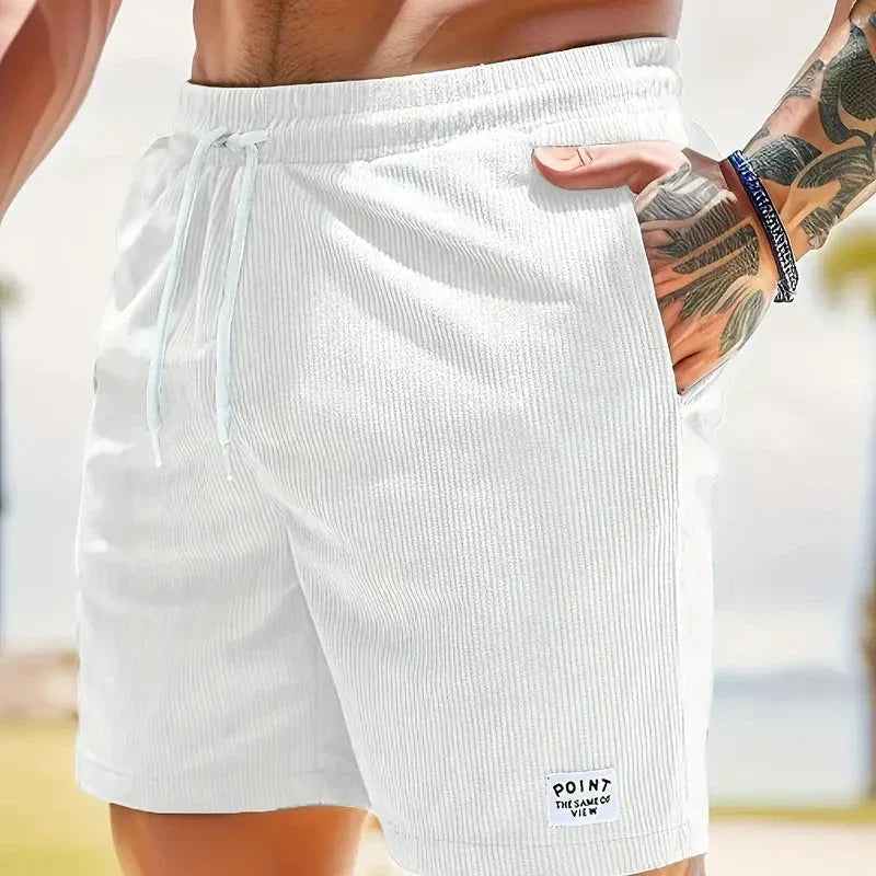 Pantaloncini da Uomo Casual con Coulisse - Comfort e Stile per l'Estate, Pantaloni Corti Uomo Ideali per Occasioni Informali 9