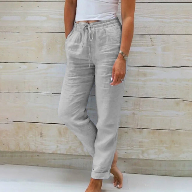 Pantaloni Donna Estivi con Coulisse - Comfort e Stile Rilassato per Ogni Occasione 2