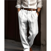 Pantaloni da Uomo Eleganti con Comfort Traspirante e Taglio Dritto - Pantaloni Uomo Versatili per Ogni Occasione 2